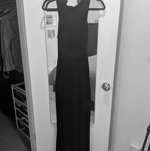 BCBG Sleeveless Velvet Burnout Dress